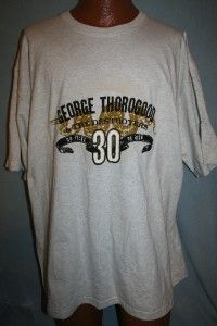 GEORGE THOROGOOD & THE DESTROYERS 30th Anniversary 2004 Concert Tour T