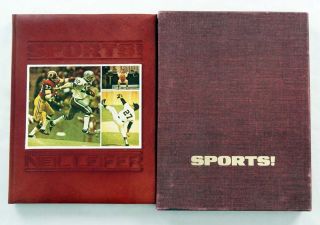  Edition Neil Leifer George Plimpton Sports Leather Bound Book