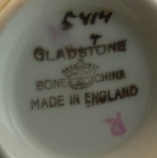 Gladstone Green Rose Floral Cup Saucer