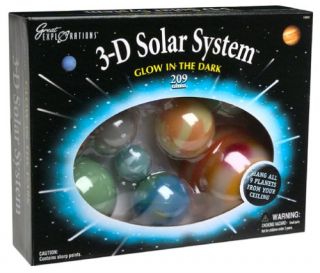  System with Over 200 Glow in The Dark Planets and Stars New