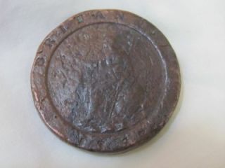 Antique Coin Georgius III·D G·Rex 1797 Britannia Penny