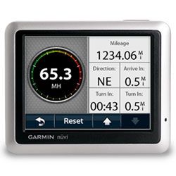 Garmin Nuvi 1200 GPS Navigation Ultrathin Eco Route Speaks Street