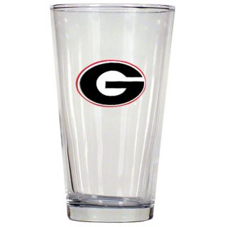 georgia bulldogs pint glass
