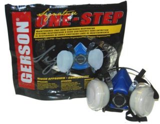 Gerson 8311P LG OV P95 Dual Cartridge Respirator Mask