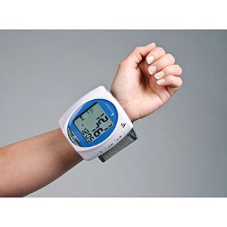 Talking Wrist High Blood Pressure Cuff Monitor w Alert