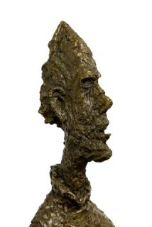  Art Bronze Sculpture Big Head Diego A Tribute to Giacometti