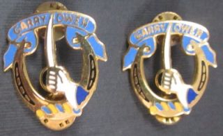  Vintage U s Army Insignia Military Pin 7th Calvary Garry Owen