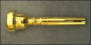 Gold Plated Trumpet Mouthpiece 7c