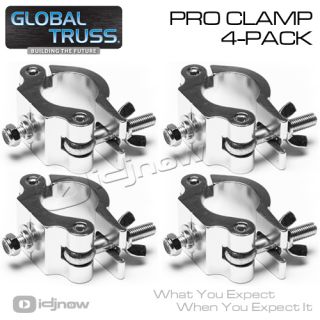Global Truss Pro Clamp Heavy Duty Lighting Clamp 4 Pack