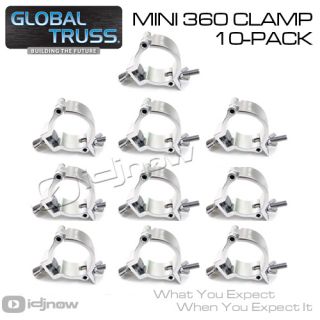 Global Truss Mini 360 10 Pack DJ Trussing Clamp