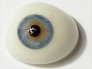 Antique German Human Blown Glass Prosthetic False Eye Jewelry Making