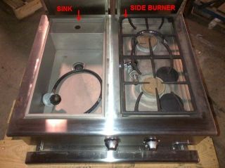  BFG30BSL 30 Built in Dual Side Liquid Propane Burner Sink Unit