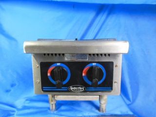 Star Superior Range Model 60HD 12 2 Burner Hot Plate Gas Countertop