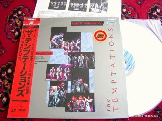 The Temptations Get Ready Perfect Live Japan Laserdisc LD