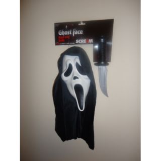 Scream 4 Movie Ghost Face Adult Mask Knife Set Licensed 93228