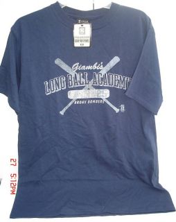 Navy Giambis Bronx Bombers 25 Baseball T Shirt