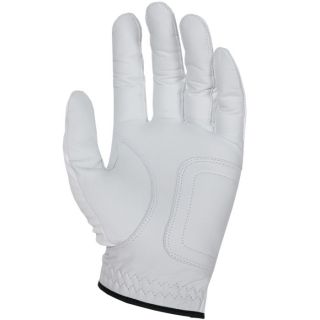 New Man Golf Gloves Leather Left Hand White US Synthetic Lycra Palm
