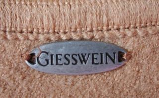 GIESSWEIN made in Austria   Tan boiled wool edelweiss logo jacket   40