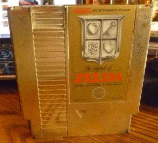 NES The Legend of Zelda Gold Cartridge Nintendo 1987 Free USA Shipping