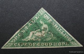 Cape of Good Hope Triangular Stamp SG8B Deep Green C35