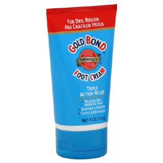 Gold Bond Foot Cream Triple Action Relief 4 oz Pack of 3