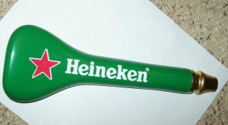 Heineken Whales Tail Style Ceramic Beer Tap Handle 11 inches Tall