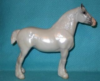 BREYER TRADITIONAL GLADWIN LUCKY GREY LADY CLYDESDALE MARE MOLD 710103