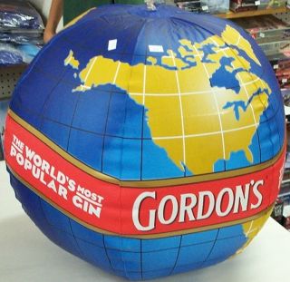 Gordons Gin World Globe Inflatable Man Cave Decoration Dangler Sign