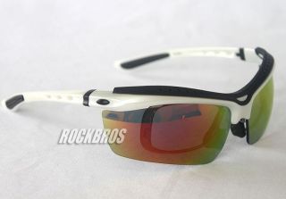  Professional Cycling Glasses Sports Glasses Sunglasses White
