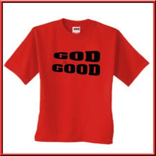 God Is Good Religious Inspiration Christian Cotton T Shirt s M L XL 2X