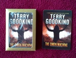 Terry Goodkind The Omen Machine Playing Cards PROMO ONLY NEW Sword of