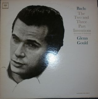 Glenn Gould Bach The 2 3 Part Inventions Columbia ml 6022