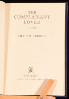  Complaisant Lover A Play by Graham Greene First Edition in Dustwrapper