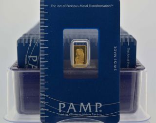 Gram Pamp Suisse Gold Bullion Bar Certified Fine 24k .9999 Lowest