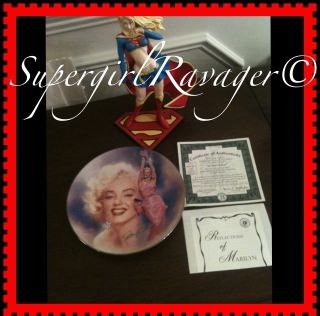 Marilyn Monroe All That Glitters Bradford Exchange Collectible Plate