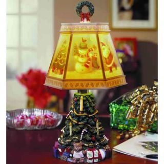 Glo thru Christmas Tree Holiday Table Lamp