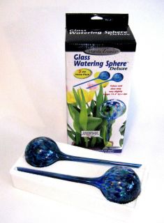  of 2 Handy Trends Deluxe Flower Gardening Watering Glass Sphere Globes
