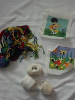 Mixed Bag of Craft Supplies 2 Needlework Crochet Cotton