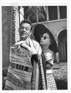 William Holden & Gloria Swanson in Sunset Blvd., vintage Paramount