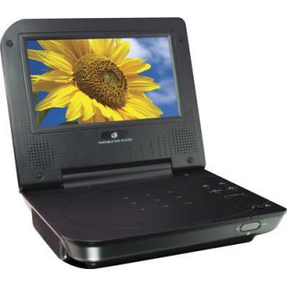 Dpi GPX PD708B 7 Portable DVD Player w Built in Battery Remote