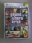 Grand Theft Auto San Andreas (Xbox, 2005) Complete Platinum Hits Rare