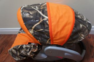 Graco SnugRide Infant Car Seat Cover Advantage Max 4 HD Camo Orange