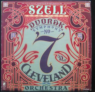 GEORGE SZELL dvorak symphony no. 7 d minor LP Mint  Y 35931 Vinyl 1980