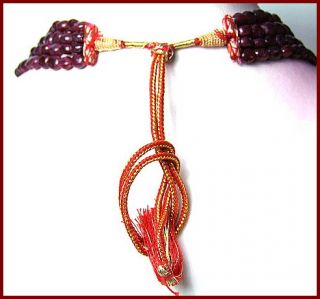 STRAND~920CT+ ORIGINAL AFRICAN RED RUBY BEADS CABOCHON GEM NECKLACE