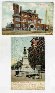 Grady Hospital Memorial Postcards Atlanta GA 1907