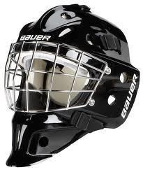 Bauer NME 3 Hockey Goalie Goal Face Mask Helmet Junior Black