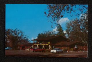  Redwood Lodge Old Cars Thousand Oaks CA Ventura Co Postcard California
