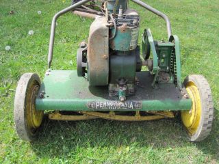  Pennsylvania Deluxe Power Lawnmower with Original Grass Catcher