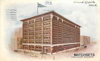 1912 GRAND RAPIDS, MICHIGAN Corl Knott Building Artist Impression