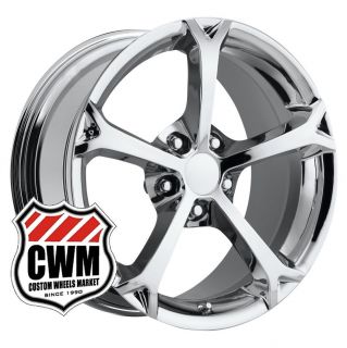 18x9 5 Corvette C6 Grand Sport Chrome Wheels Rims Fit C4 84 87 Camaro